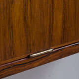 Kristiansen rosewood wall unit with secretaire and 3 shelves