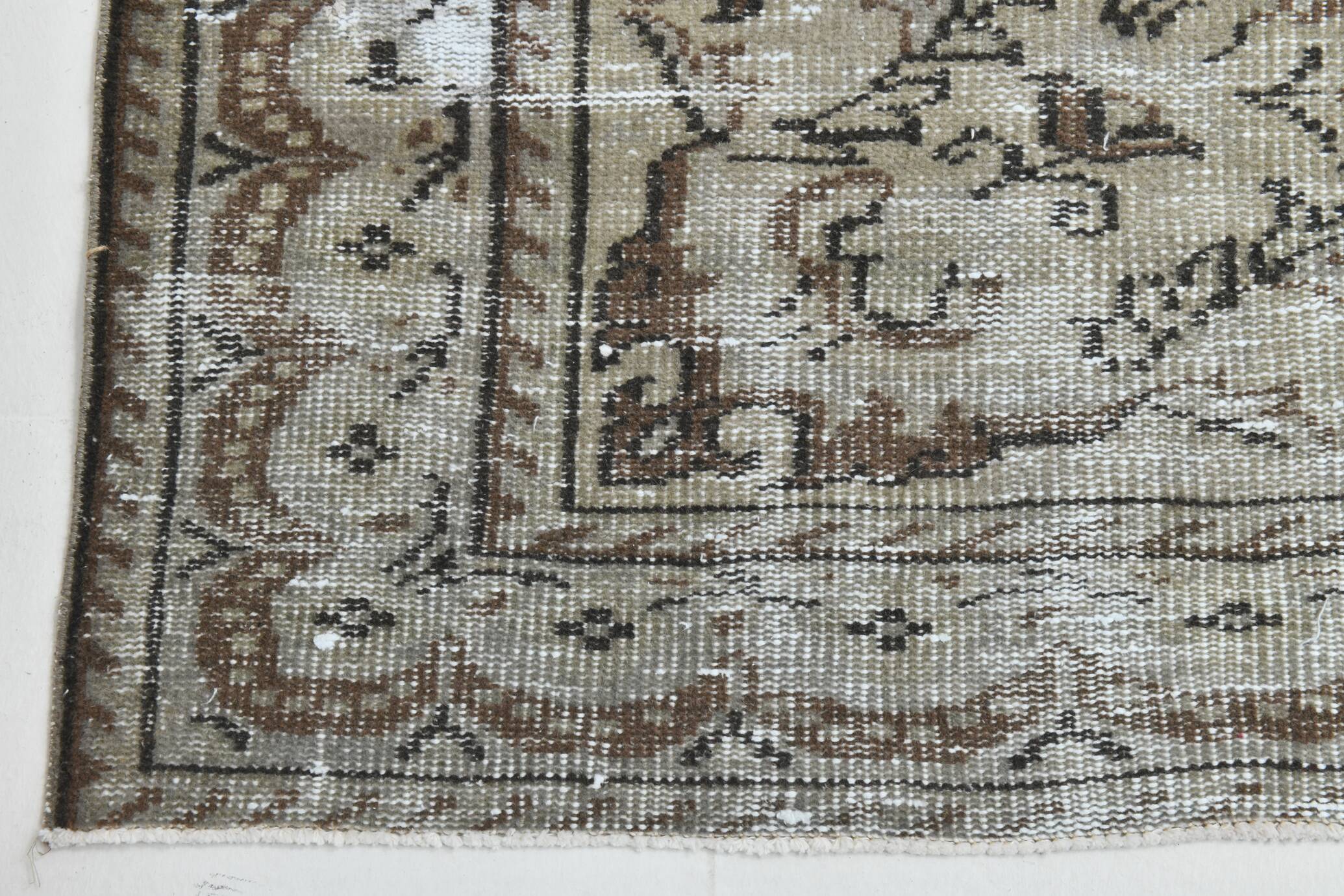 5x8 Beige Brown Floral Persian Area Rug, 168x257Cm SK 7059