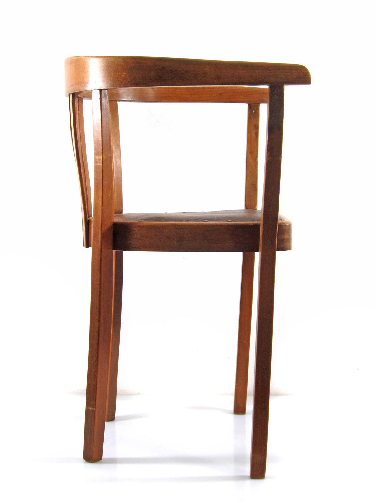 Antique oak Art Nouveau armchair