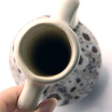 Small Vase like amphora Fat Lava in brutalist style signature of Vallauris