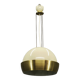 1970s NAPAKO Space Age Brass and Cream Pendant Light, Czechoslovakia