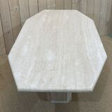 Travertine table from the 1970s from Roche Bobois