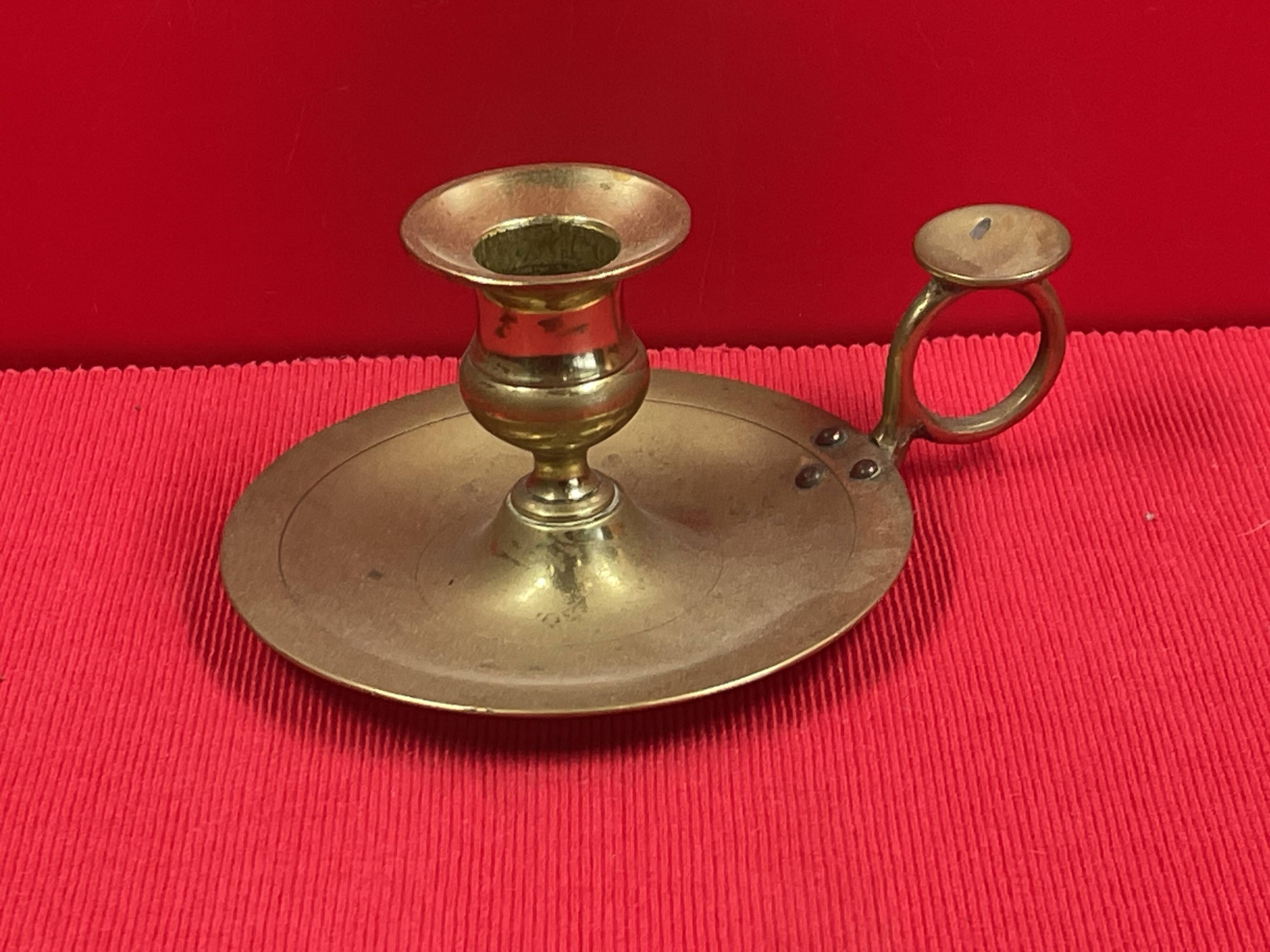 Bedroom candlestick, cellar rat, bronze/brass candlestick Louis Phili style