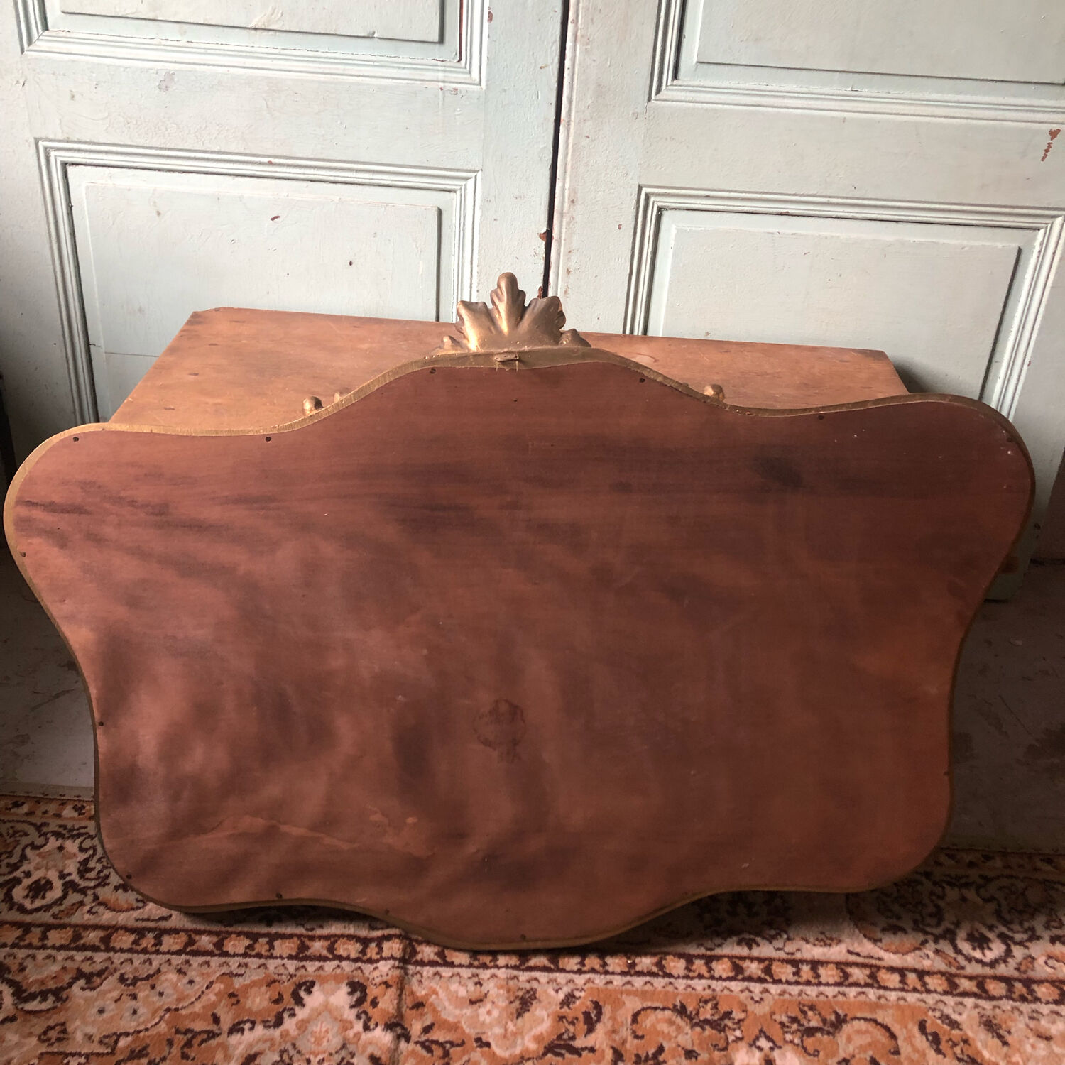 Golden vintage mirror