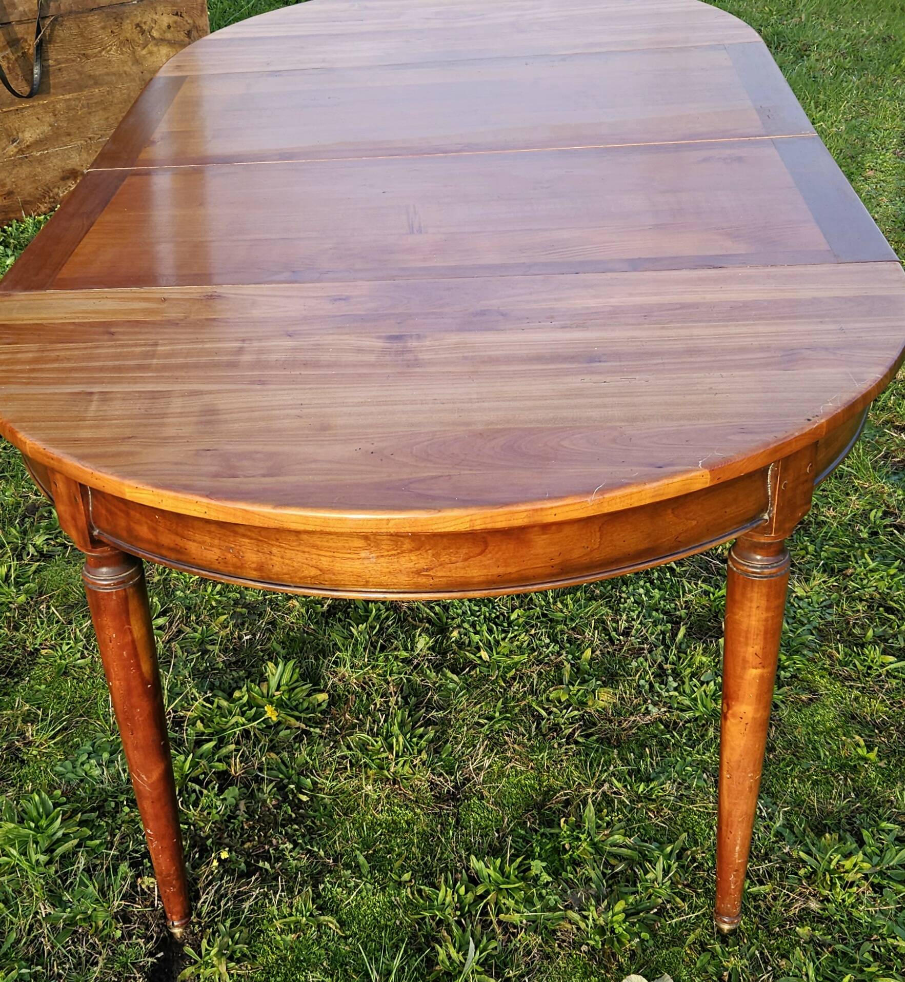 Table ronde avec rallonges