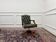 Chaise de bureau Chesterfield verte en anglais