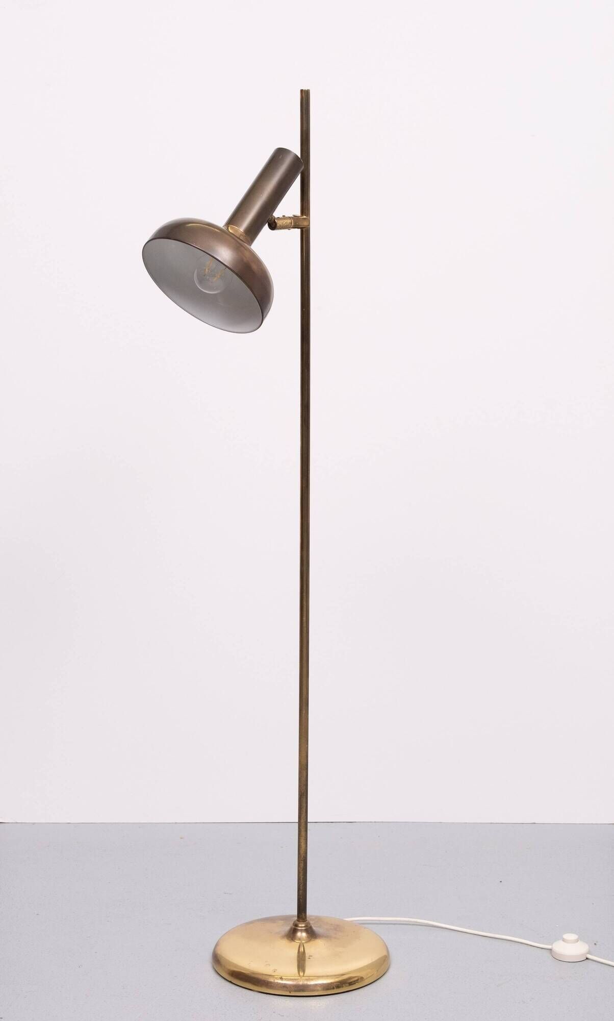 Sölken Leuchten Brass Floor lamp. Germany 1970s