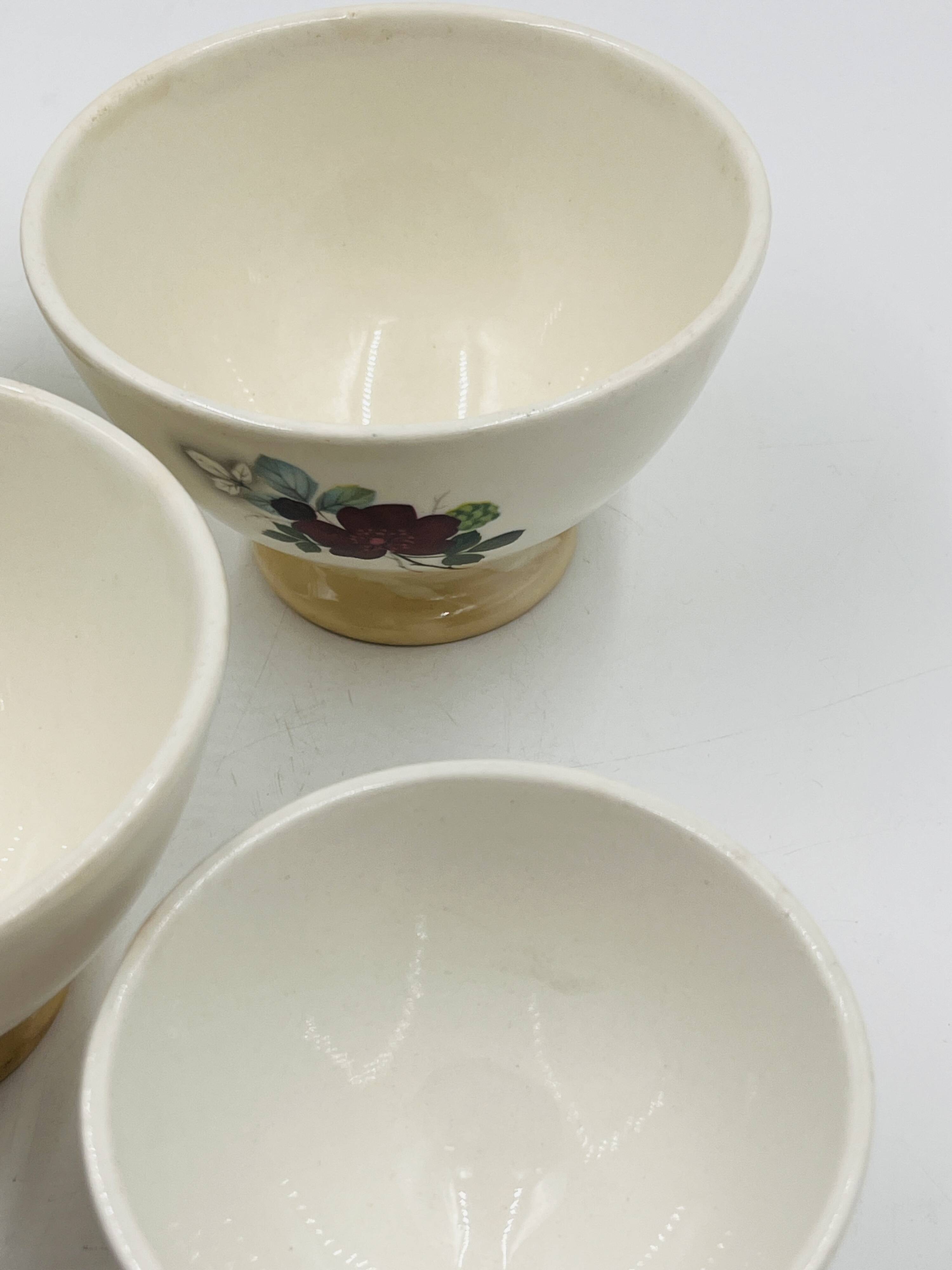 Set of 5 Boch Frères Keramis bowls