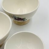 Set of 5 Boch Frères Keramis bowls