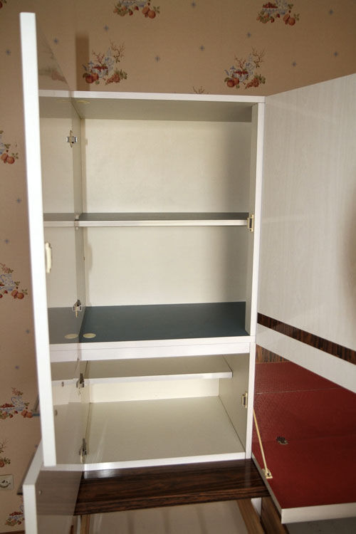 White vintage formica kitchen furniture