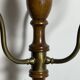 Umbrella stand and English-style wooden and brass canes, 20th century.