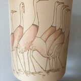 Vintage lamp and lampshade