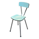 Vintage pastel blue/sea green Formica chair — Retro 50s/60s