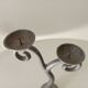 Vintage chandelier in solid aluminium