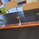 Wall-mounted coat rack 4 hooks