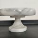 Empty pocket on vintage stand in white marble 70s