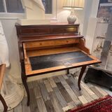 Petit bureau secrétaire Napoléon III en acajou, 19ème siècle