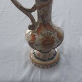 Earthenware ewer Rouen decor