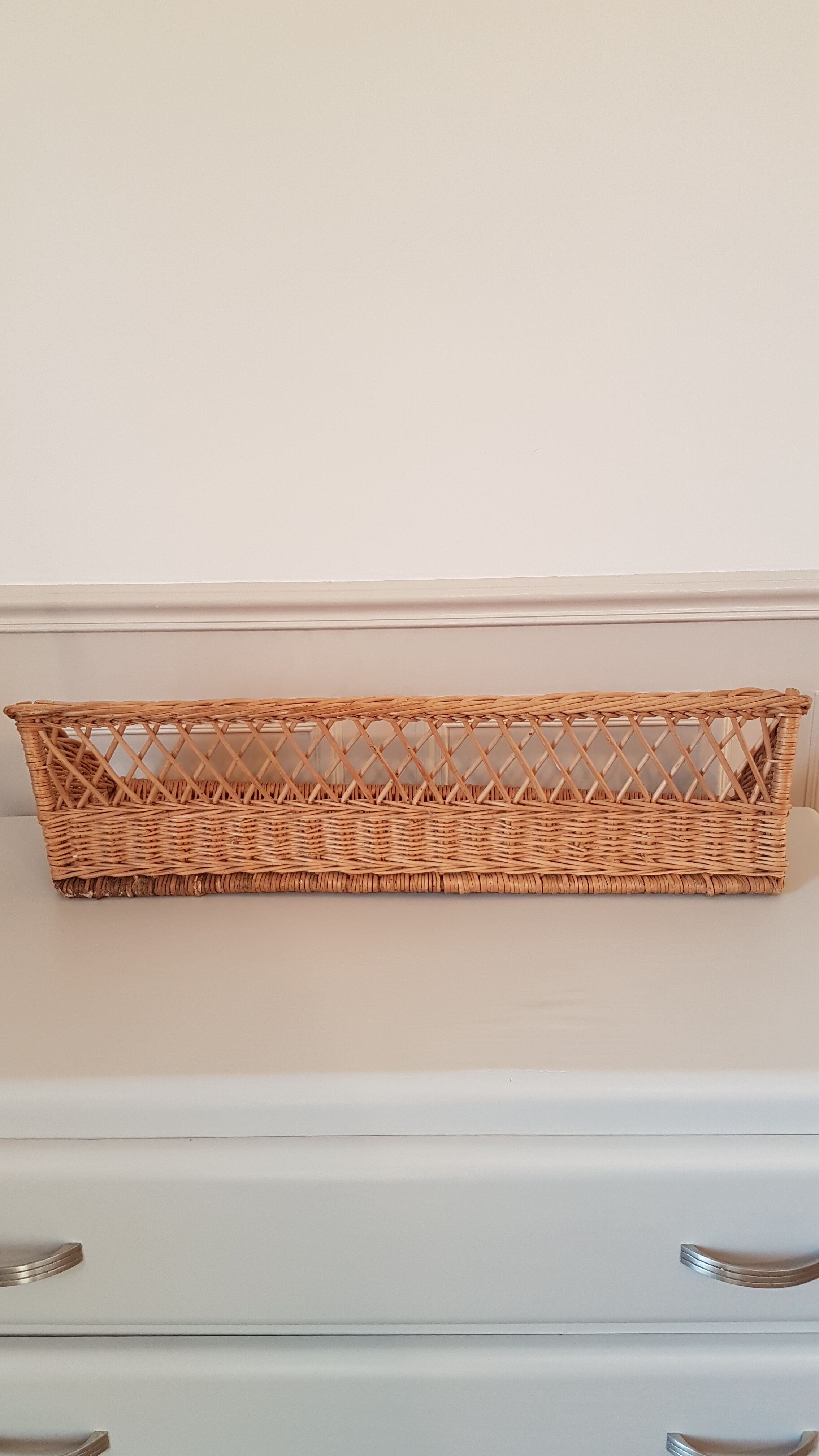 Rattan shelf