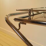 Vintage dessert with foldable wheels