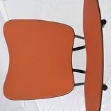 Pair of 60s chairs with skai covering