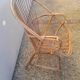 Fauteuil en rotin vintage