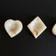 Vintage playing cards onyx ashtrays