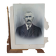 Framed portrait of a man.
