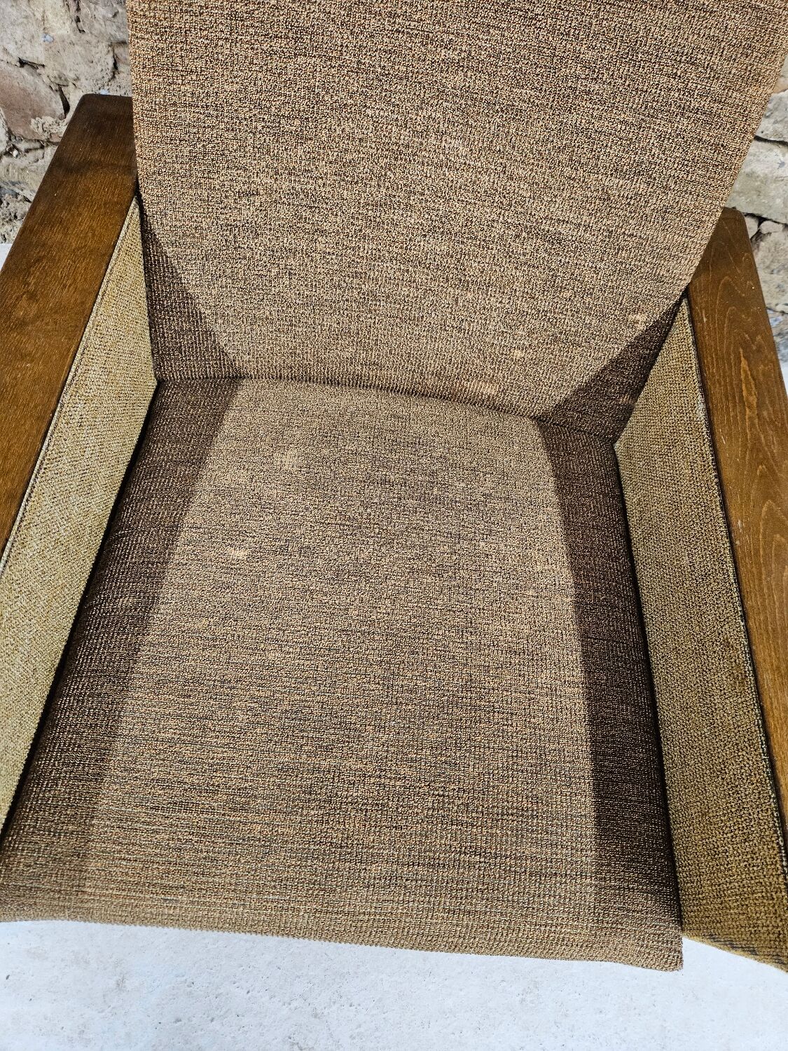 Compass feet armchair 1970s