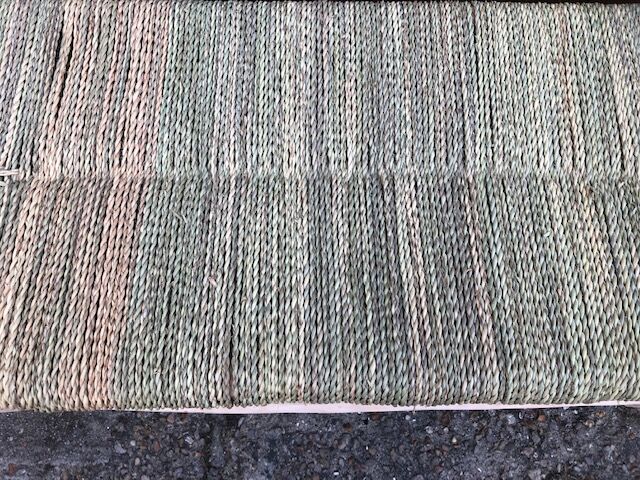 Traditional bench in doum and wood