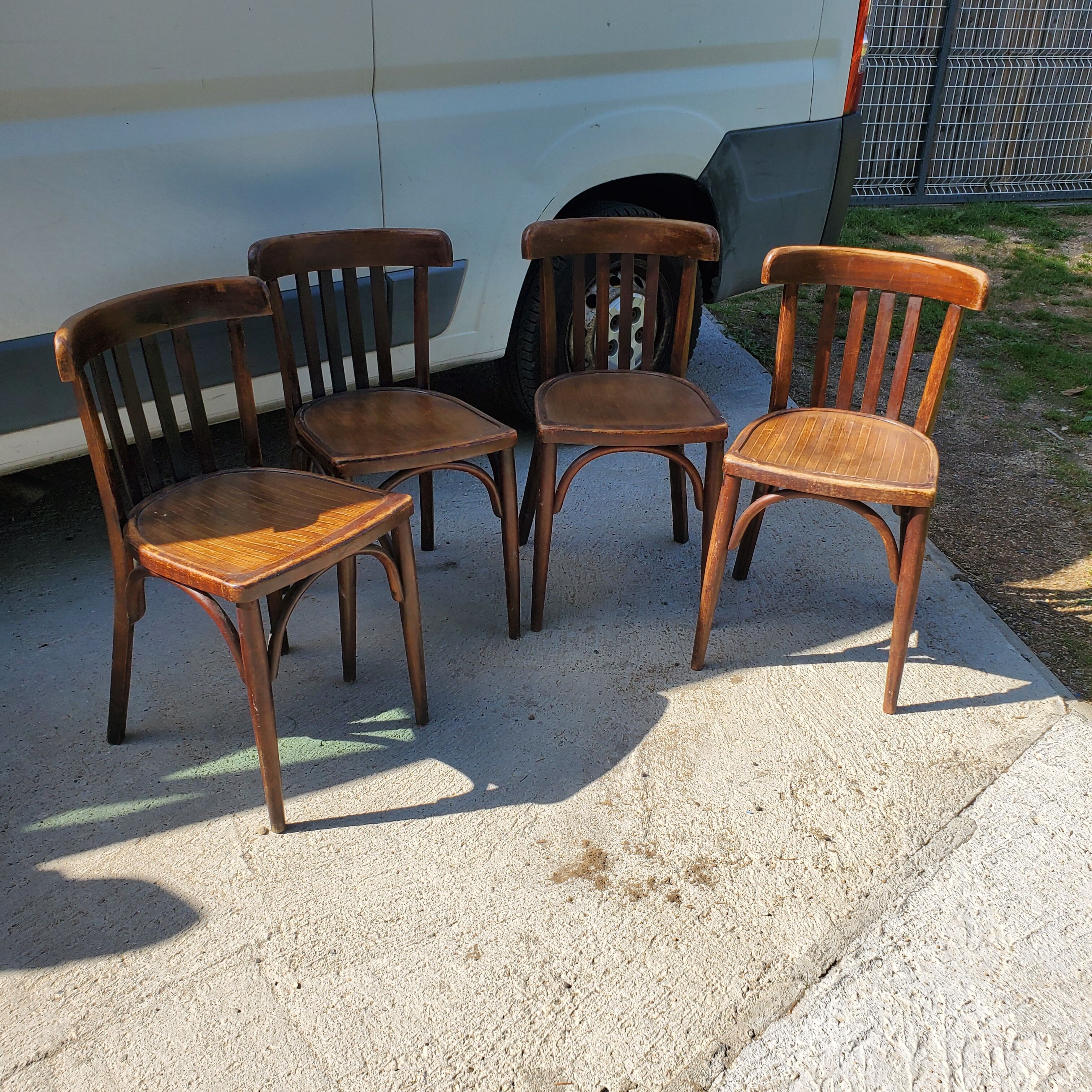 Set of 4 bistro chairs