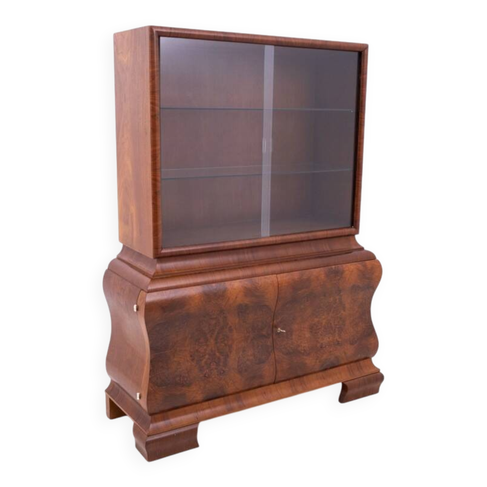 Art Deco display cabinet, Western Europe, circa 1920.
