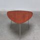 Triangular 'VL1312' side table in teak by Vermund Larsen, 1959
