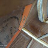 2 gilded Napoleon III bedroom chairs, 1900s