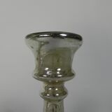 Set of 2 mercury candlesticks, circa 1900 (poor man's silver)
