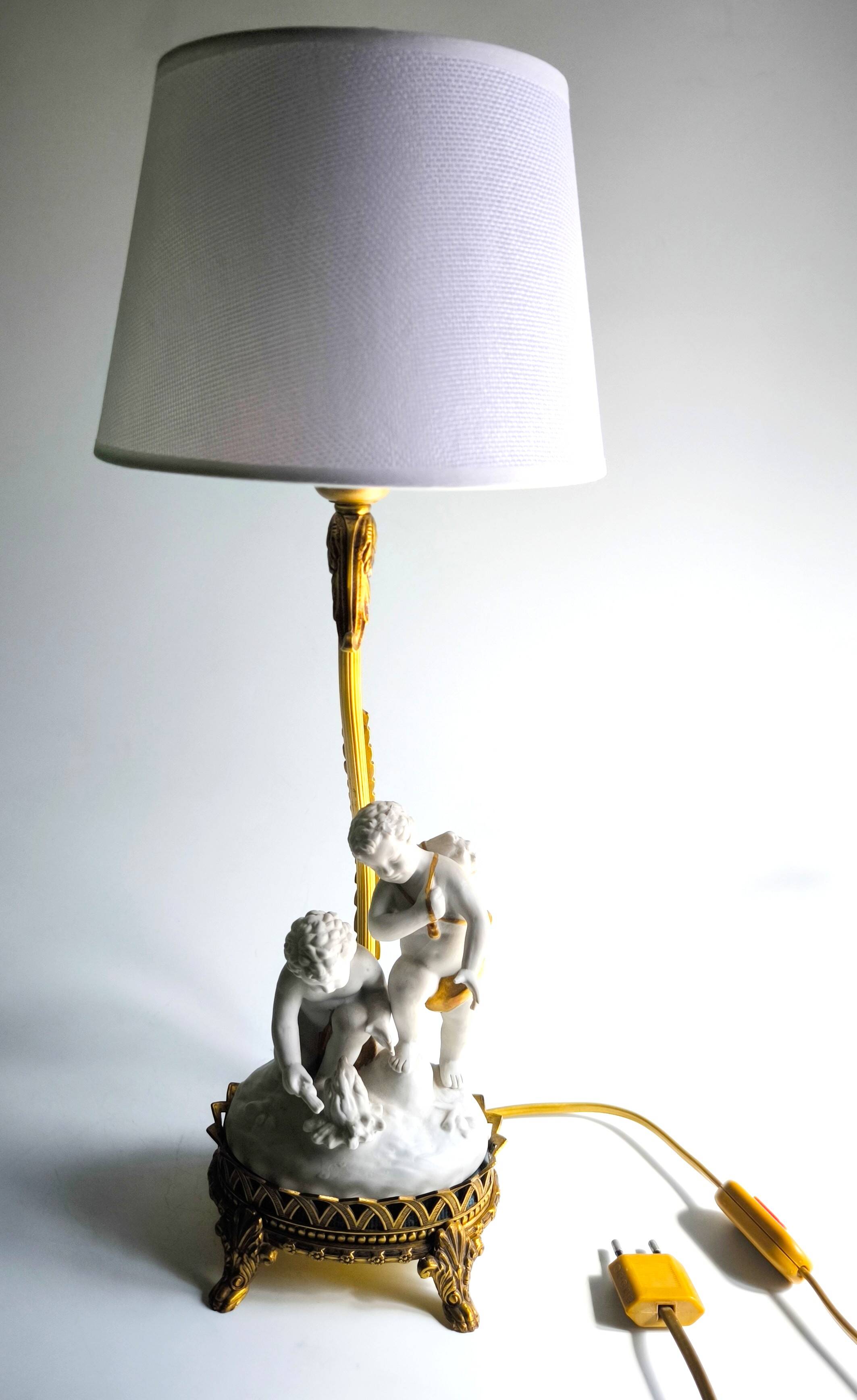 French lamp in Louis XV style