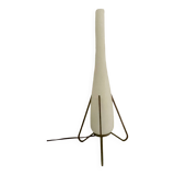 Space age opaline brass lamp from the 60s