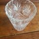 Saint-Louis style cut crystal vase