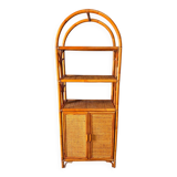 Rattan bookcase shelf