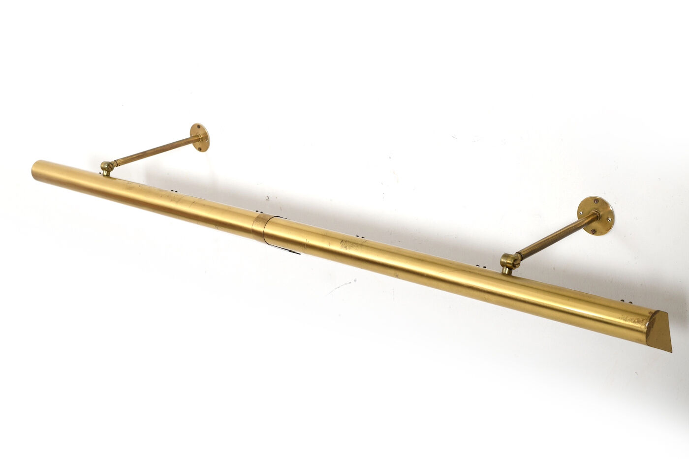 Danish library / painting lamp in brass 1940s