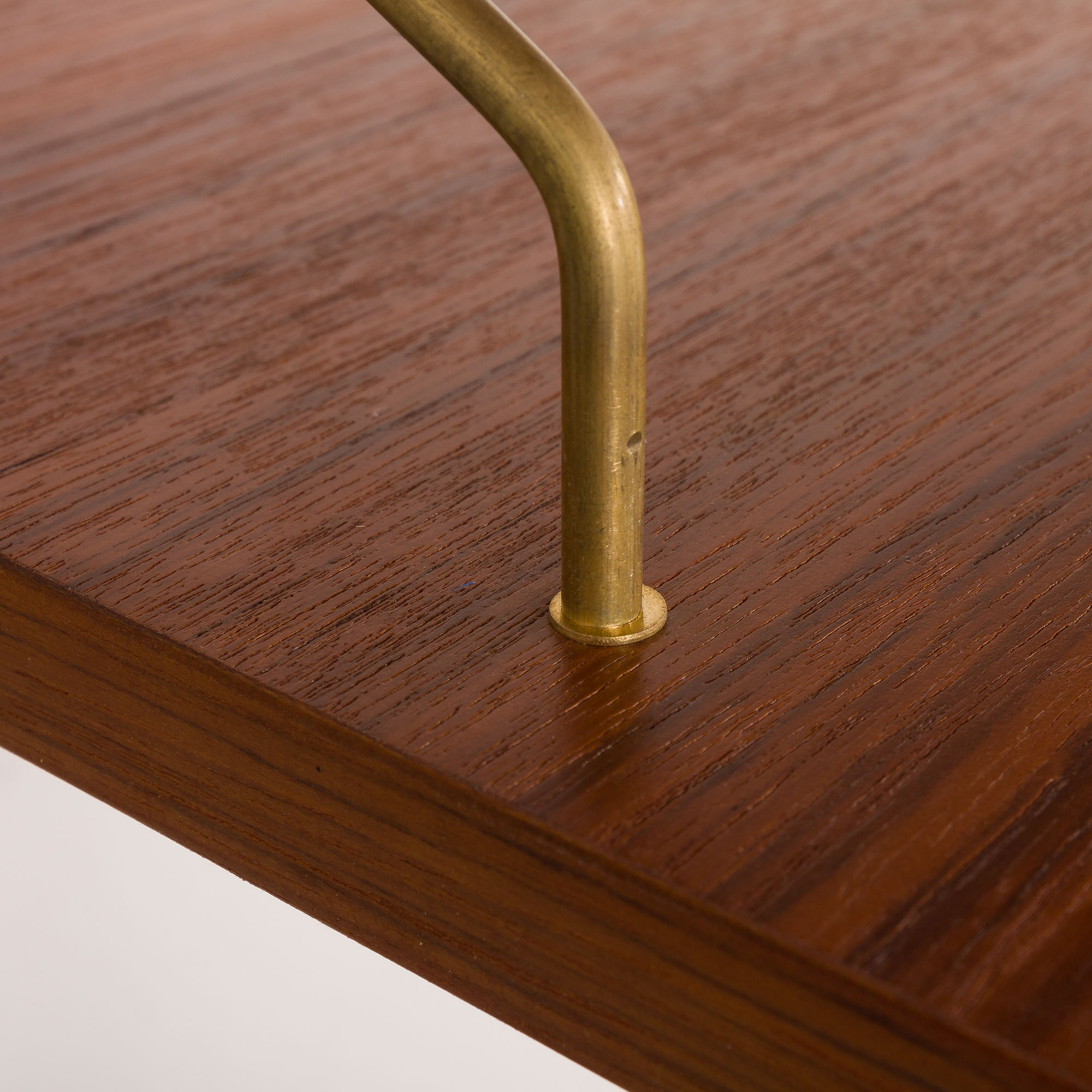 Scandinavian teak wall unit with a secretaire