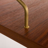 Scandinavian teak wall unit with a secretaire