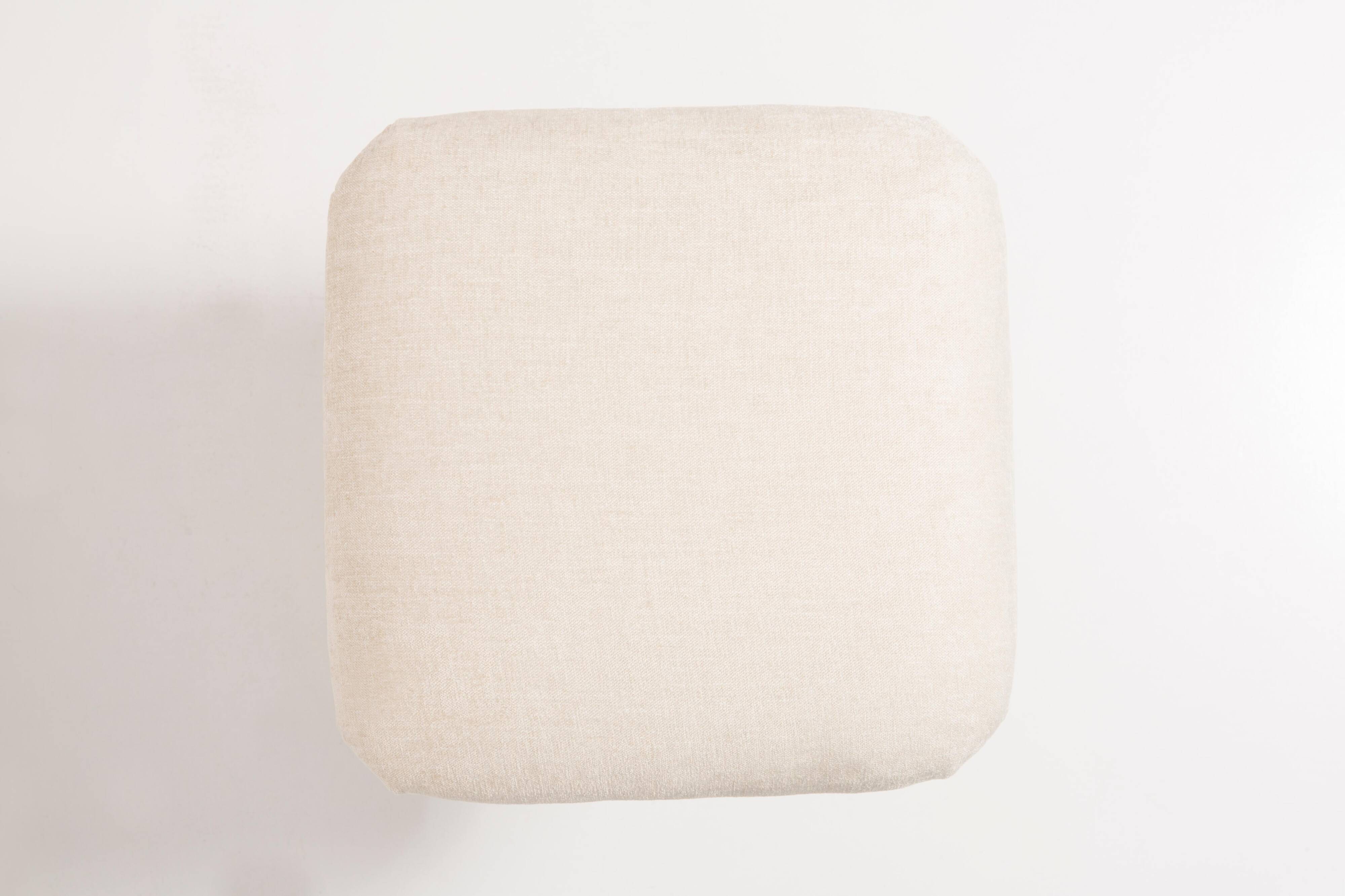 Light Beige Stool Mid-Century Modern, Europe, 1960s