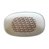 Gien vintage brown tree dish