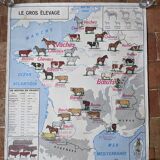 School map Rhône and Elevage