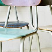 Chaises d'école, ensemble de 4