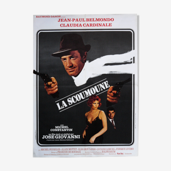 Affiche cinéma originale "La Scoumoune" Belmondo