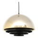 Milieu pendant lamp in 24K Gold, JO Hammerborg , Denmark 60's