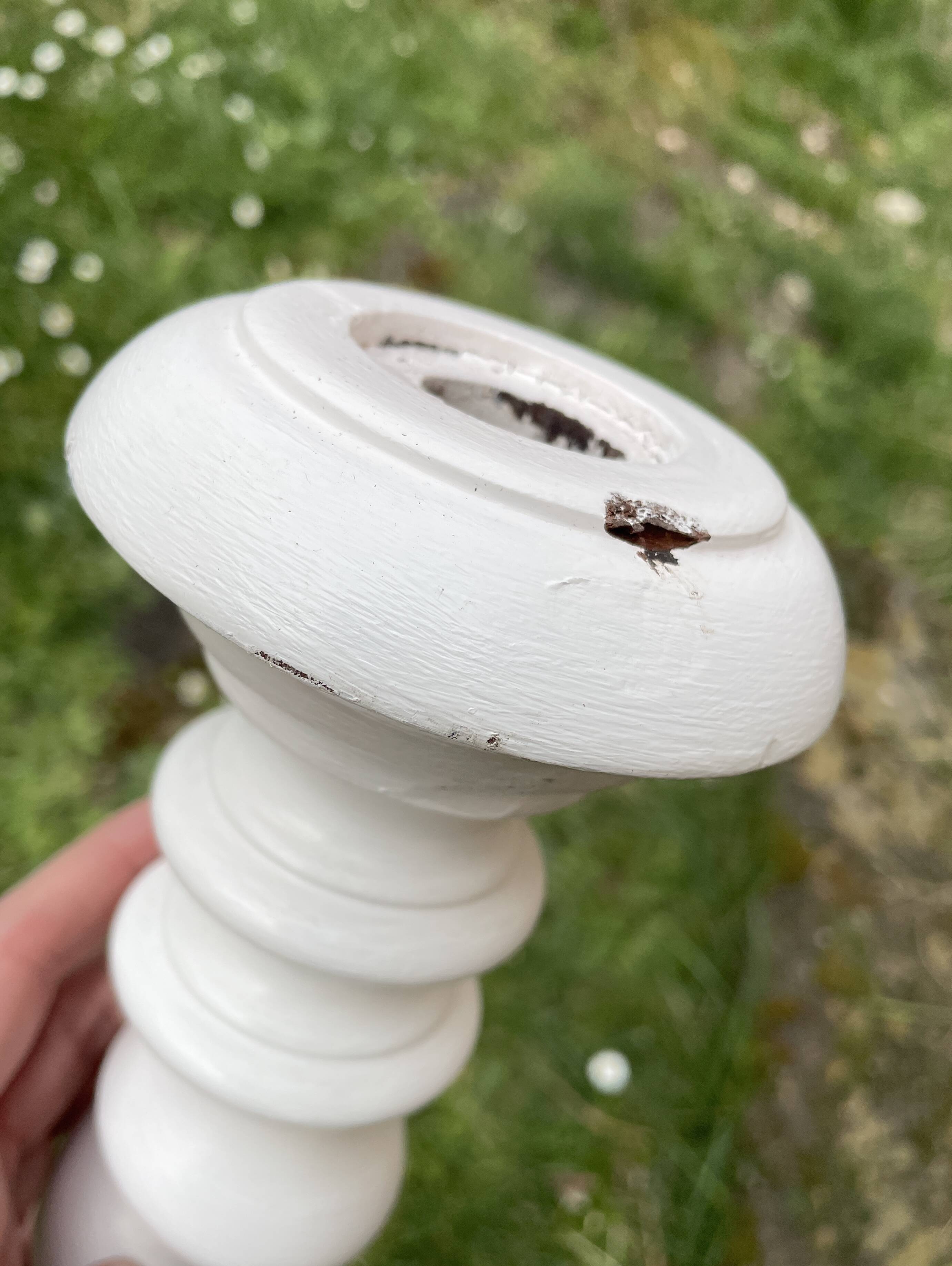 Late 19th century Portuguese wooden mirror, Bilros style - Rare