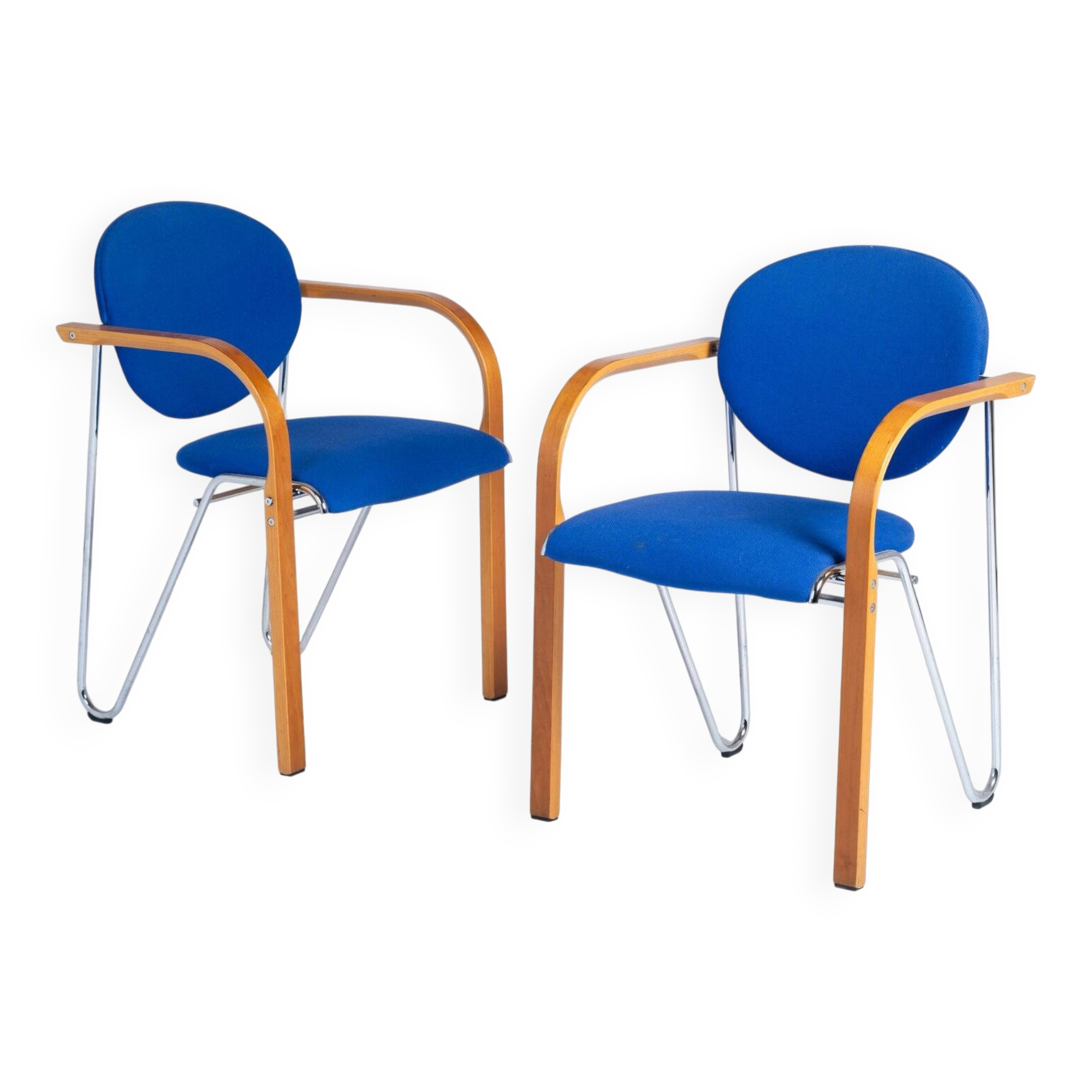 Stackable Chairs by Four Design, Denmark, 1980s, Set of 6